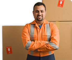 Worker With Boxes